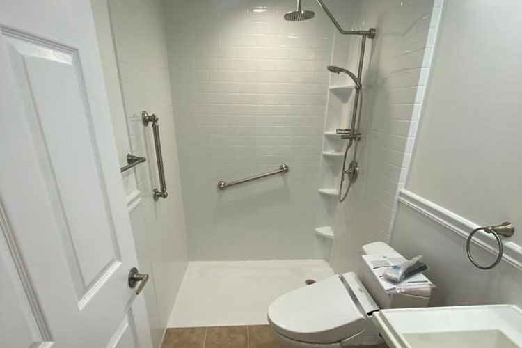 Barrier-Free Showers